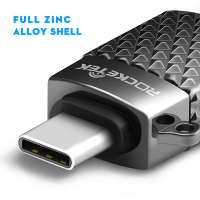 OEM LOGO Zinc-alloy Type C to USB Adapter,USB 3.1 Type C Converter Support Male to USB 3.0 Data & Charger Adapter